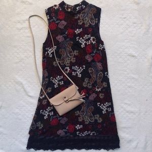High Neck Mini Dress